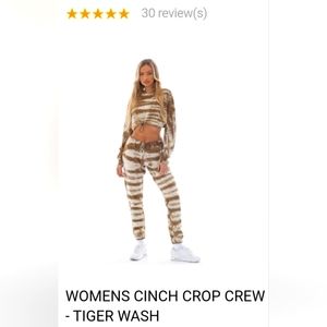 Sweatpants and crop top new